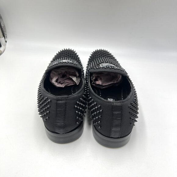 Stacy Adams Mens Size‎ 7.5 7.5M Sabre Black Spiked Studded Slip On Loafers Shoes main image 11